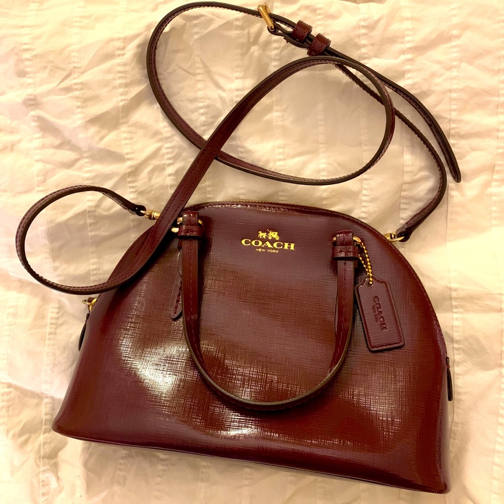 Coach top handle Peyton dome satchel